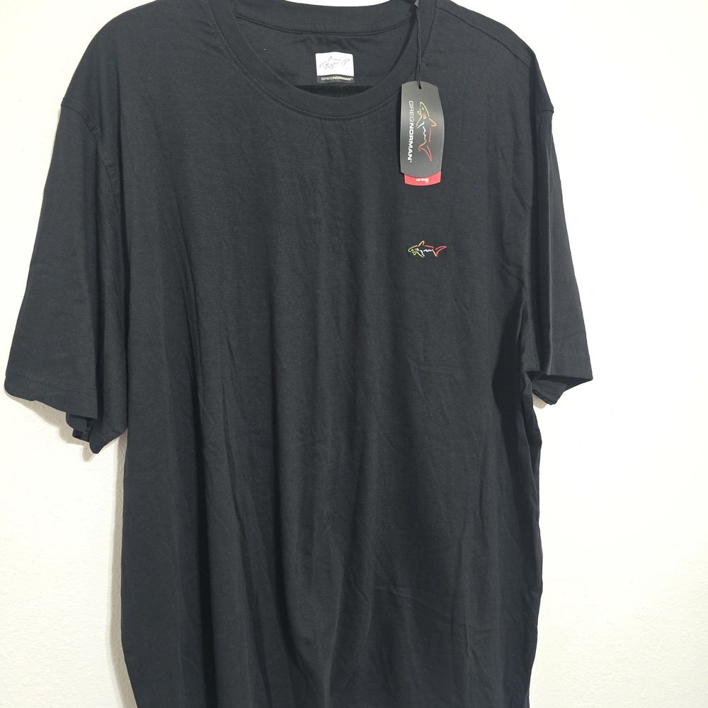 Greg Norman Collection Black Short Sleeve Tee